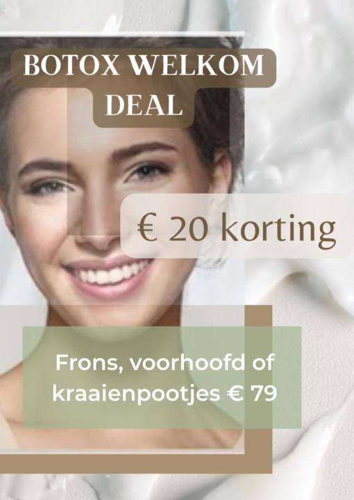 Welkom deal: € 20 korting!