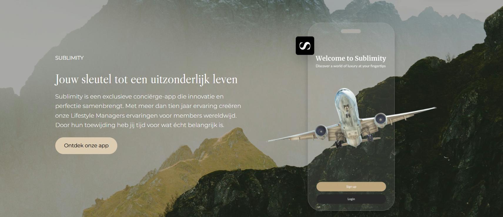 Ontdek de exclusieve samenwerking met Sublimity, de luxury lifestyle service voor artsen.