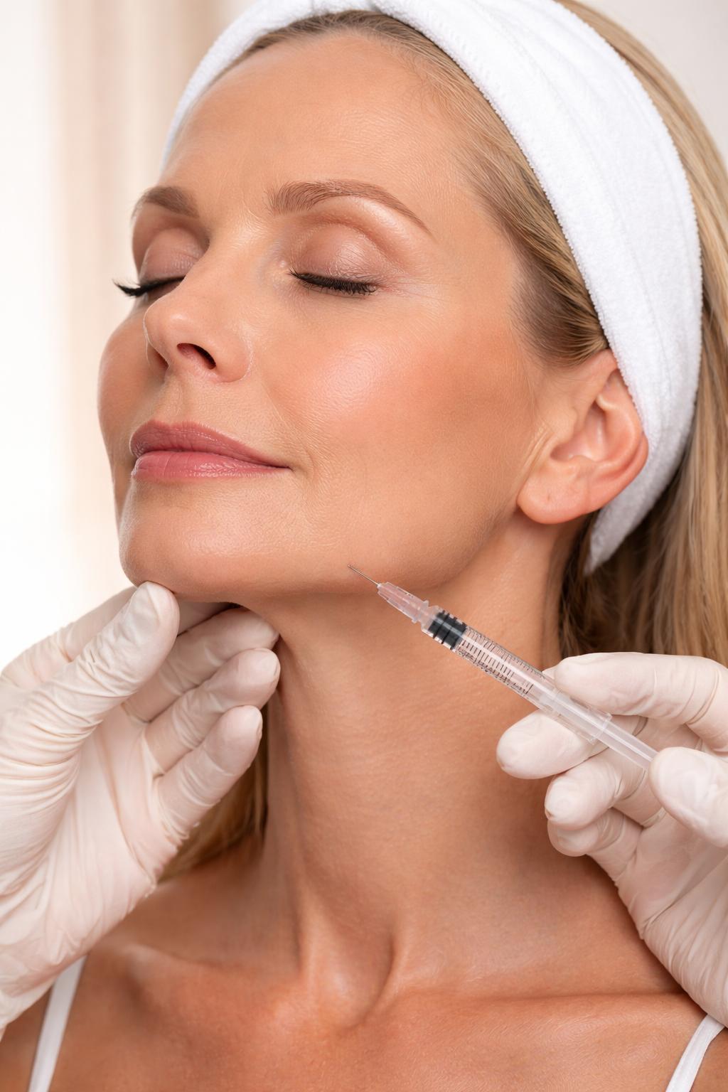 Wie können Hängebäckchen mit Botox sicher behandelt werden?