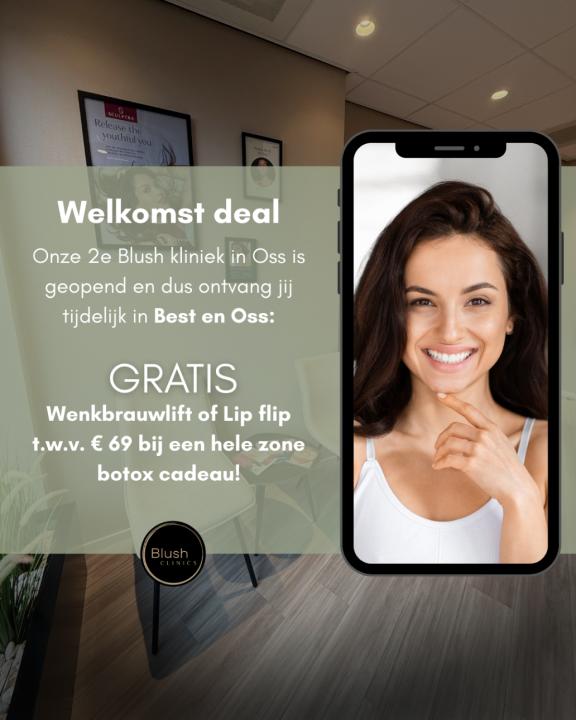 Gratis wenkbrauwlift of lip flip bij botox!