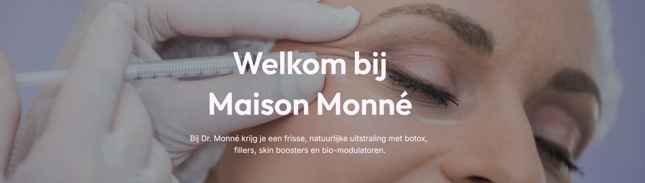 Injectables behandeling voor rimpels in Antwerpen bij Maison Monné