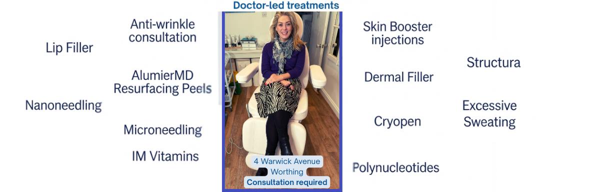 Injectables treatment for wrinkles in Worthing at Blue Bird Aesthetics