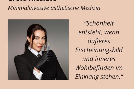 Interview mit Greta Alesiute – Minimalinvasive ästhetische Medizin