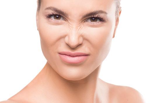 Traitement des bunny lines avec du Botox (rides du nez)