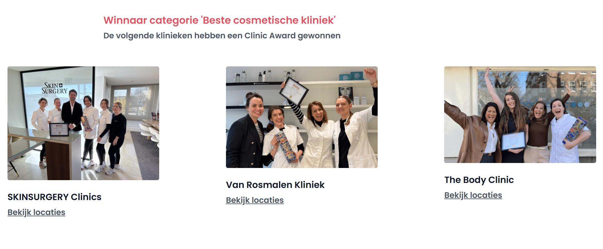 ¿Qué son los Clinic Awards?
