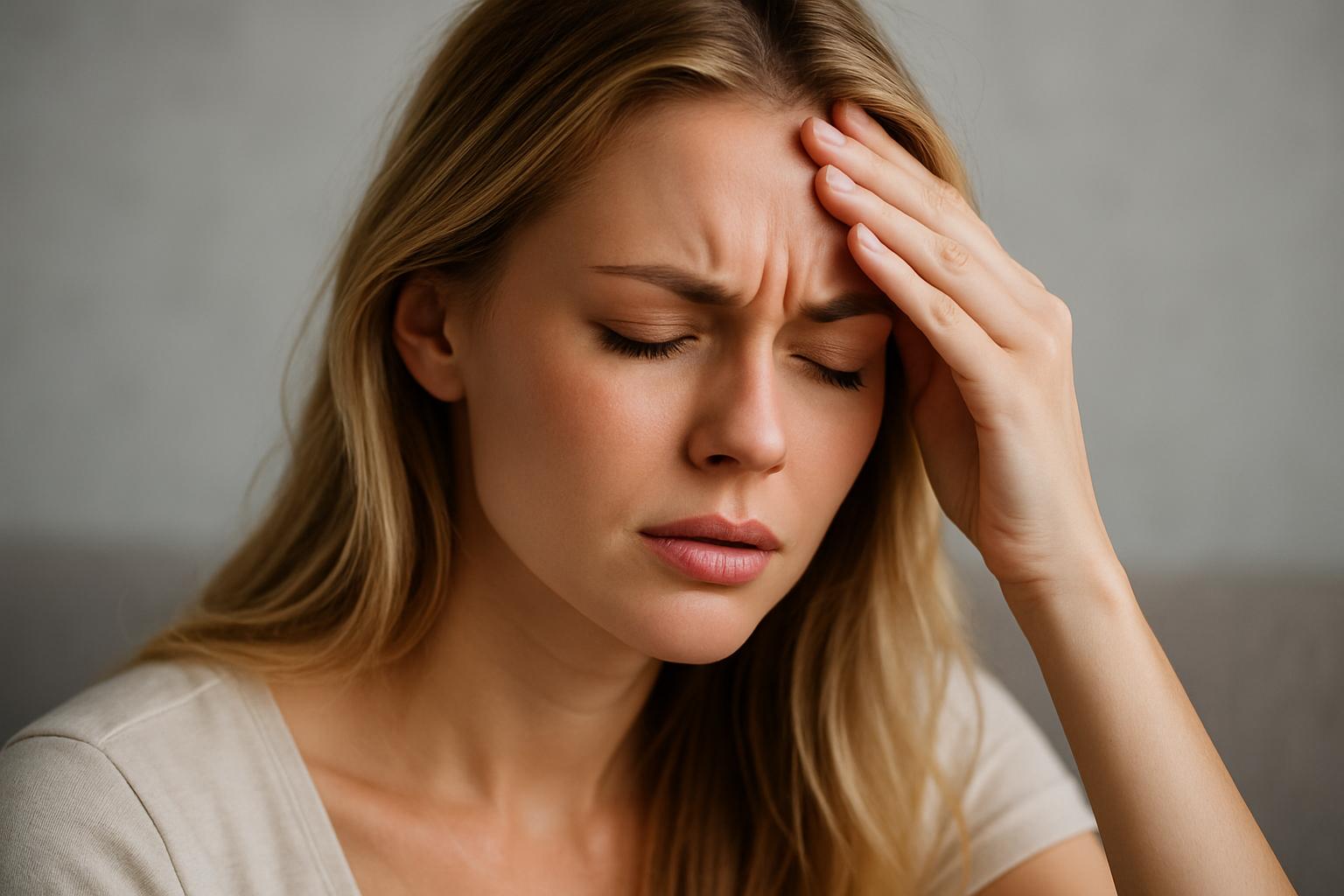 Dolor de cabeza en la frente