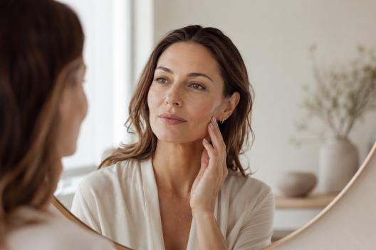 Ingevallen wangen na afvallen