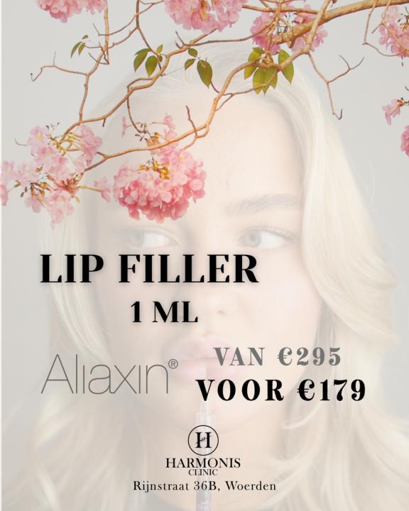 Lip Filler 1 ml met Aliaxin €295,- voor €179,-