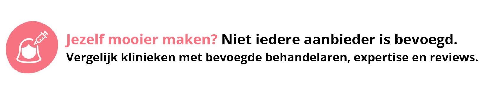 Kies een kliniek met bevoegde behandelaren