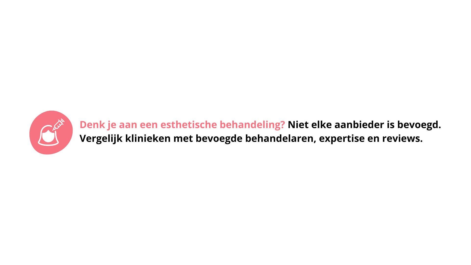 Kies een kliniek met een bevoegde zorgverlener