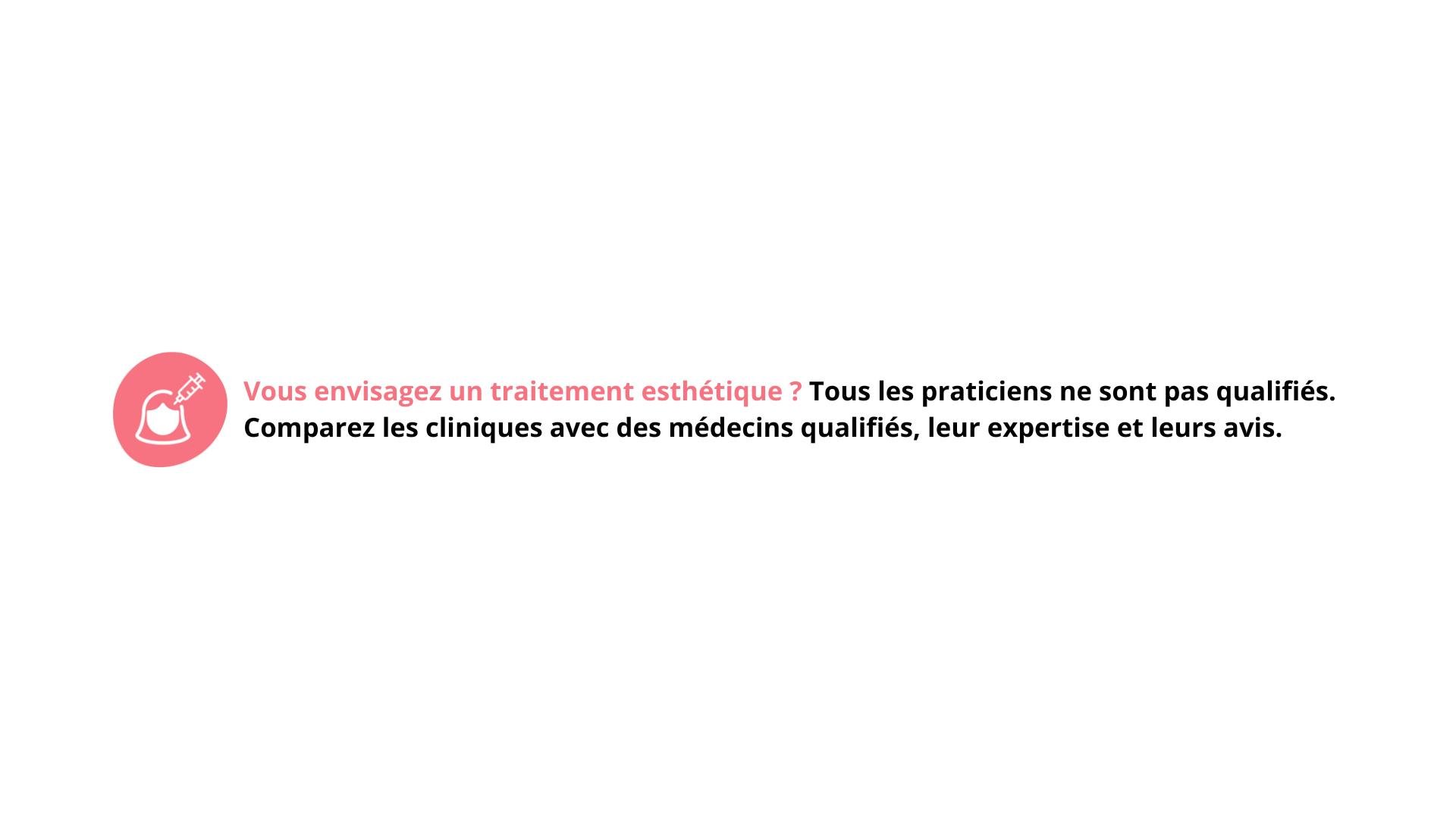 Choisissez une clinique avec des praticiens qualifiés