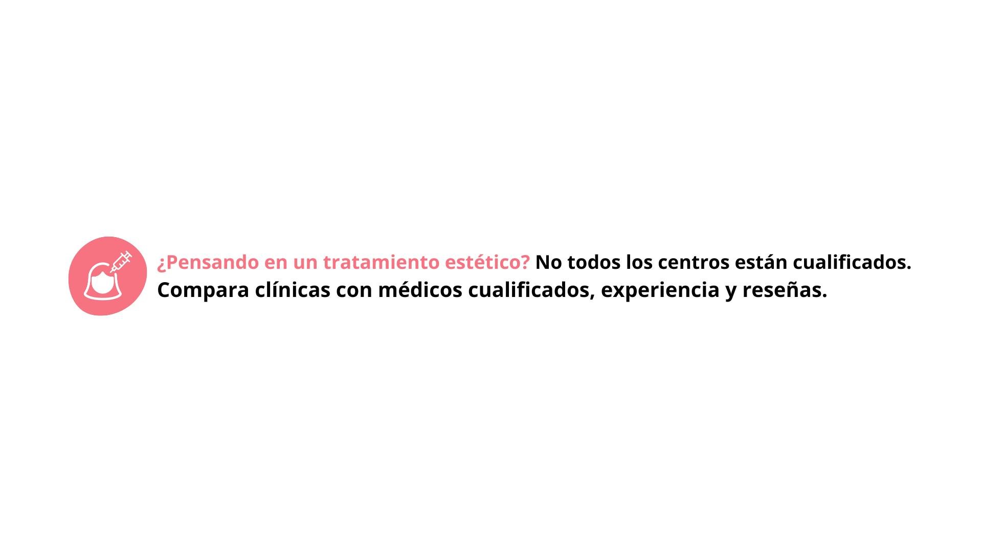 Elige una clínica con profesionales sanitarios habilitados para ejercer