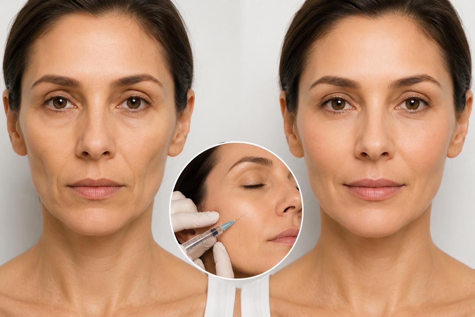 Eingefallene Wangen Filler
