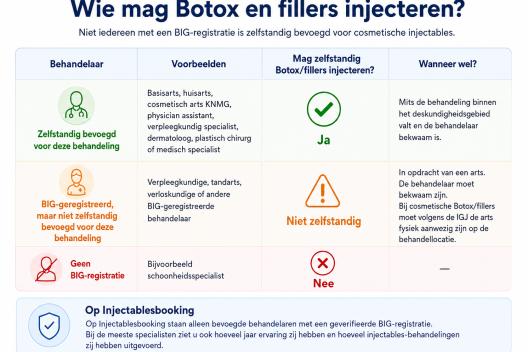 Wie mag Botox en fillers injecteren?