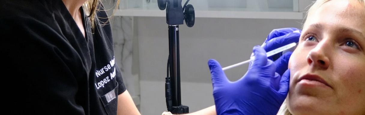 Injectables treatment for wrinkles in Worthing at Lopez Aesthetics