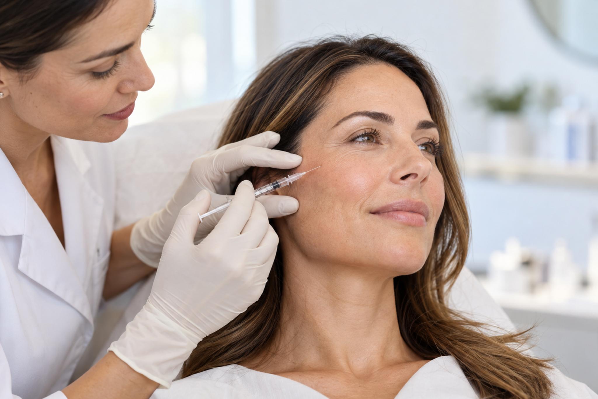 Botox joues
