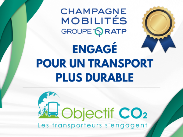 Champagne mobilités engagé dans l'objectif CO2