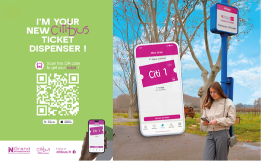 Buy your tickets on Citibus app'