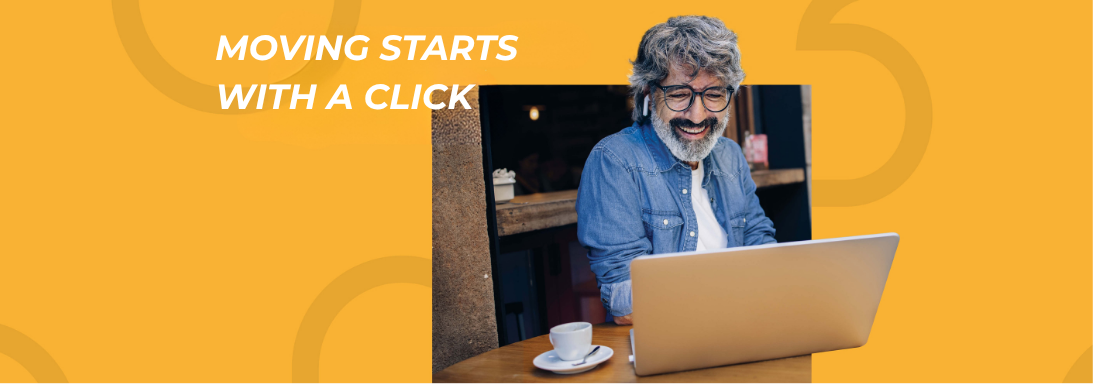 Moving starts with a click