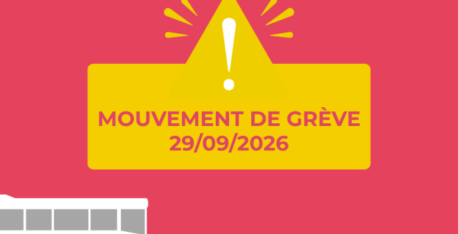 visuel mouvement de grève du 29/09/2026