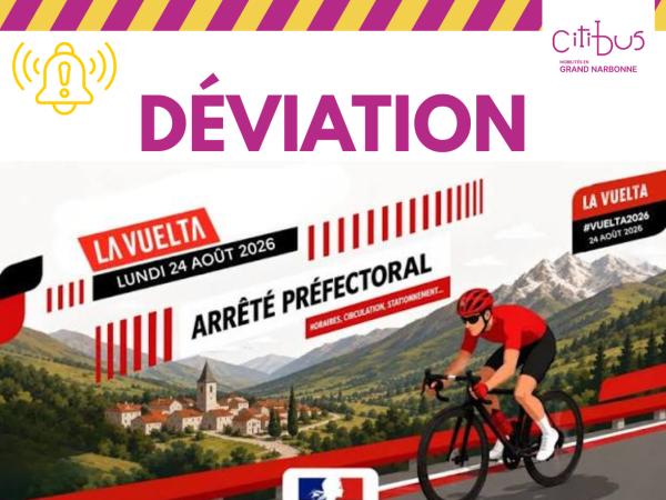 visuel déviation La Vuelta