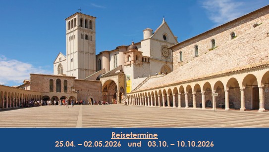 Sonntagsblatt-Leserreise 2026 nach Assisi