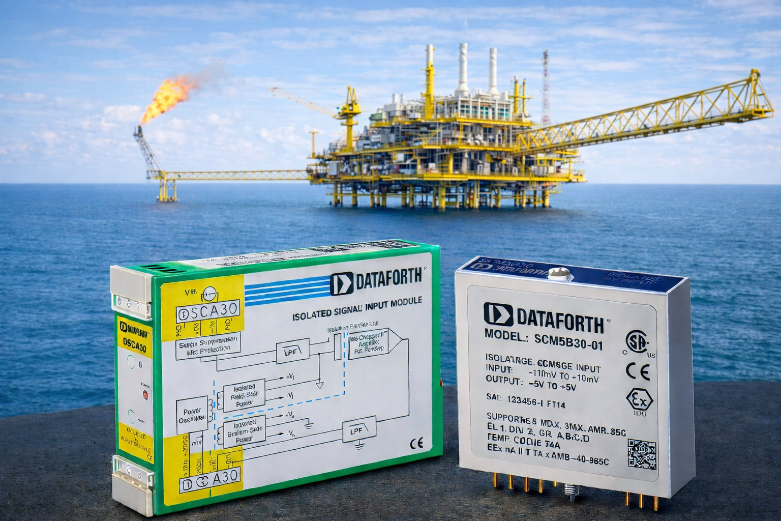 Signaltechnik auf Offshore-Bohrinsel