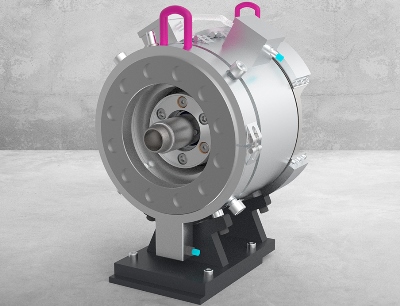 Wellrohrherstellung: Der Spritzkopf basiert statt auf konzentrischen Formen auf einem Plattenaufbau, Bild: Unicor