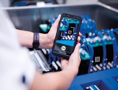 Verknüpfung von Systemen und Produkten zur Verwaltungsschale mittels QR-Code, Bild: Pepperl+Fuchs