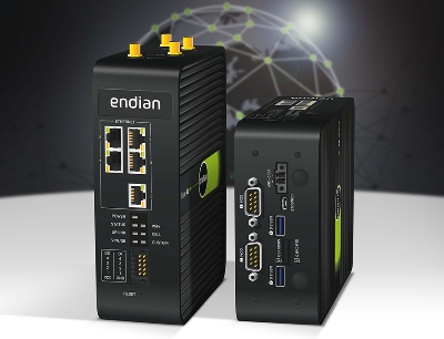 Die Gateways eignen sich für den Einsatz im industriellen Umfeld und verfügen über ein fein aufeinander abgestimmtes Portfolio an Sicherheitsfunktionen für IT- und OT-Systeme, Bild: Endian