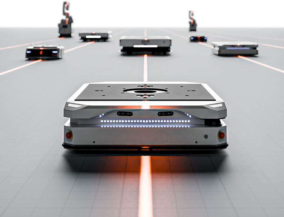 Dank fortschrittlicher Technik kann autonome mobile Robotik die Intralogistik auf ein neues Level heben, Bild: Kuka