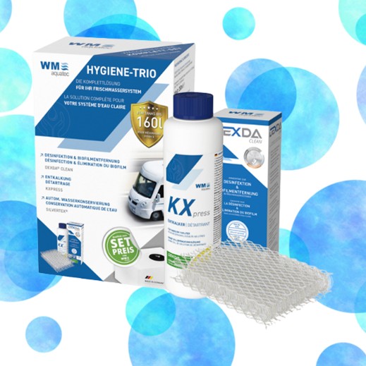 Komplettschutz Hygiene Trio für Frischwassersystem