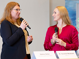 Sabine Zeller und Dr. Susanne Neumann