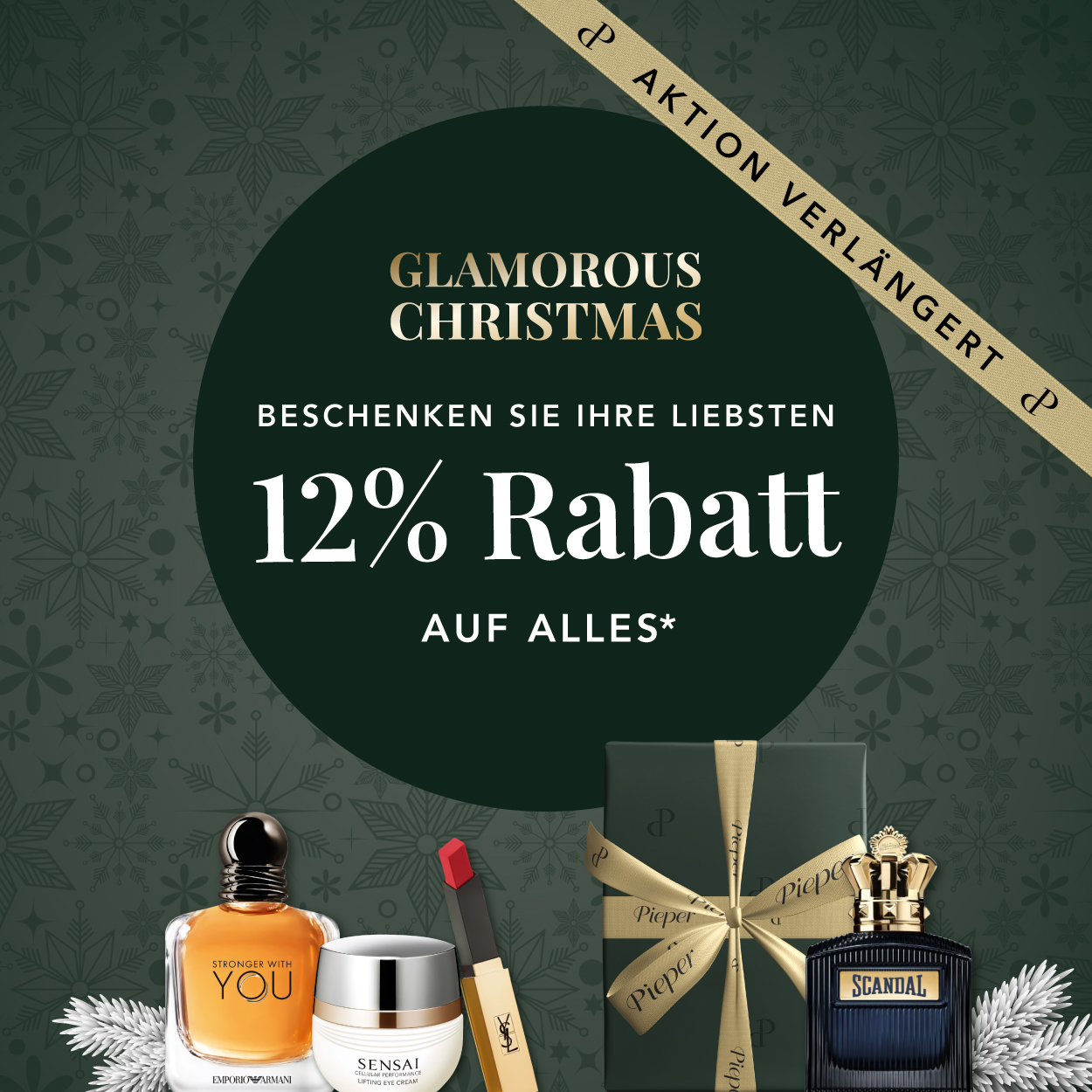 Glamorous Christmas 12% auf Alles*!