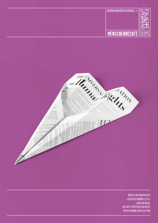Werkheft Menschenrechte und soziale Bewegungen. Bildrechte: Informationsbüro Nicaragua e. V.