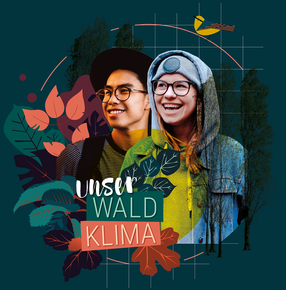 Logo unserWaldKlima, Quelle: Institut für Biologiedidaktik Universität zu Köln