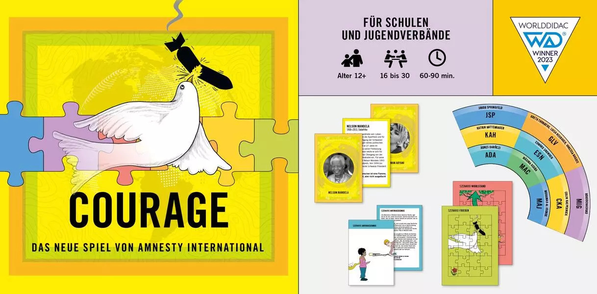 Grafik Courage: Das Menschenrechtsspiel. © Amnesty International