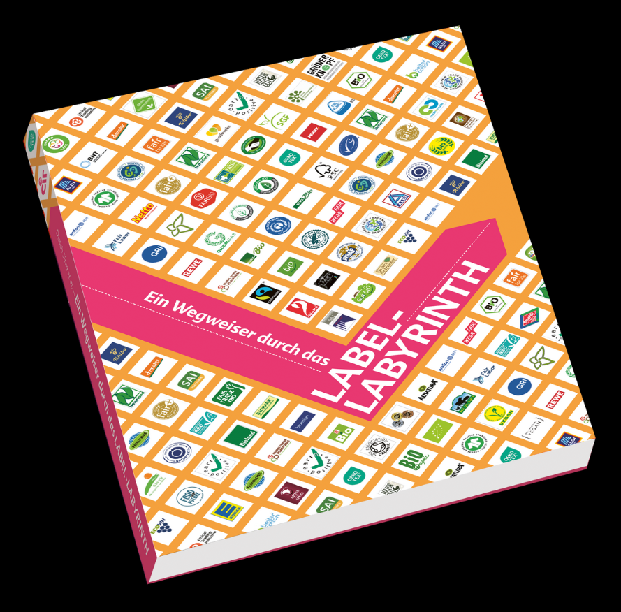 Titelseite "Wegweiser durch das Label-Labyrinth". Quelle: ci-romero.de/