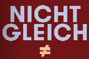 Text auf Bild: Nicht gleich
