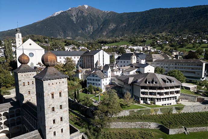 Ehemaliges Gästehaus der Ursulinen, Brig (VS). Foto: Gaëtan Bally, Keystone
