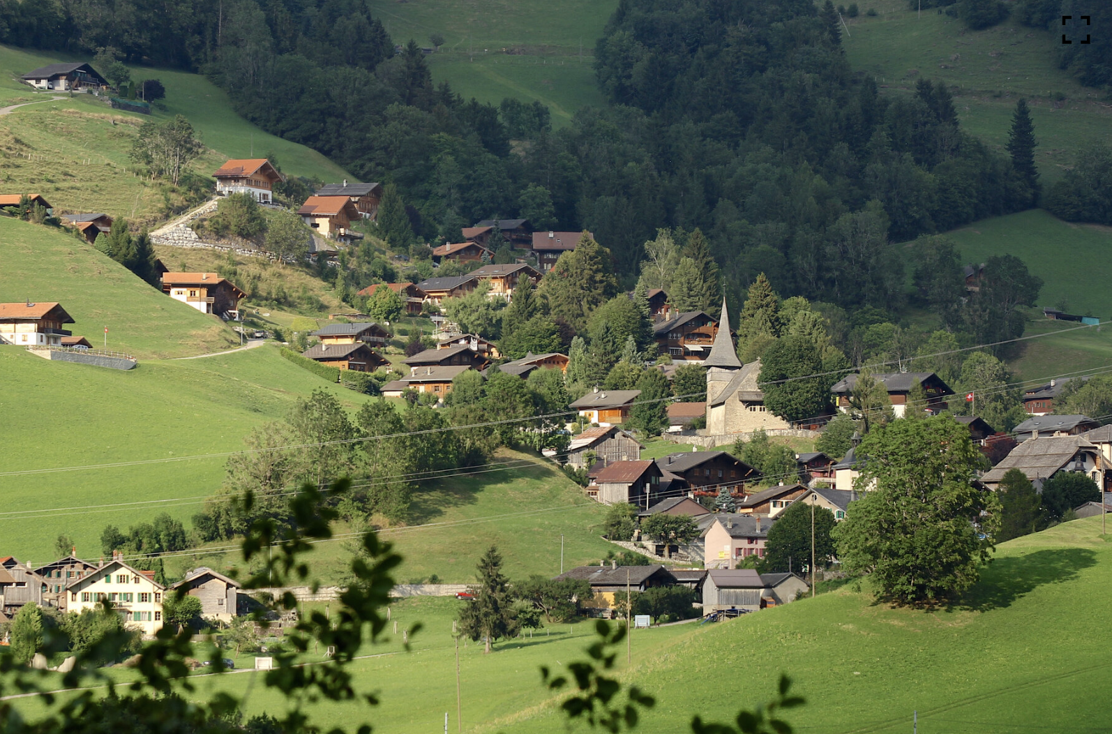 Village de Rossinière, Photo: Pays-d’Enhaut Région.