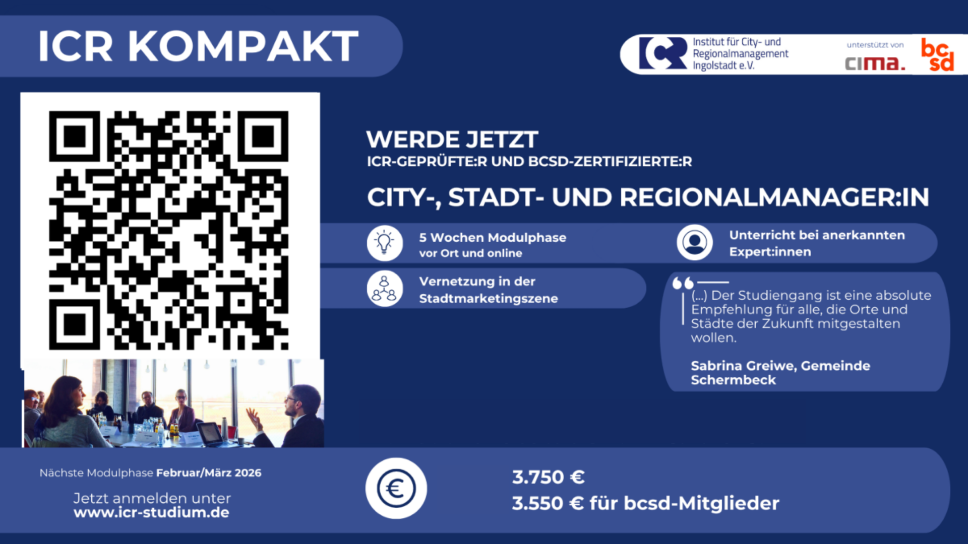 ICR Kompaktweiterbildung