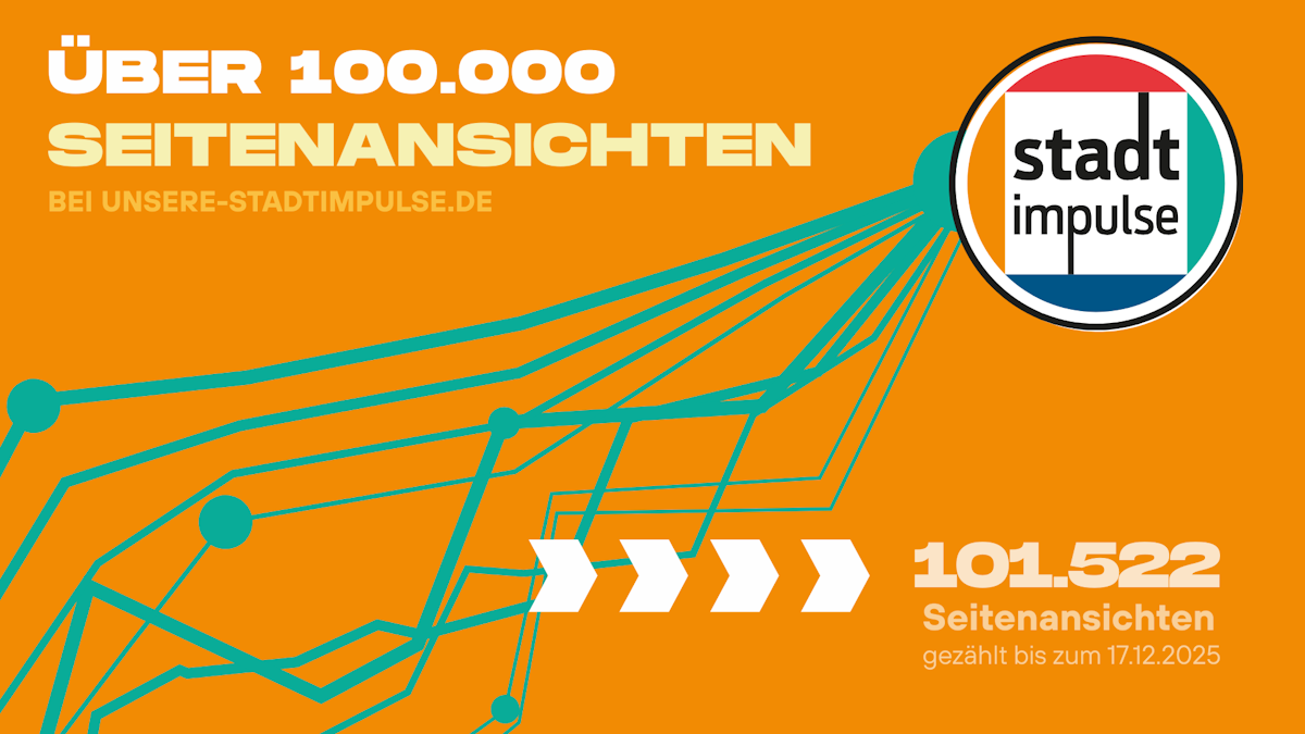 Über 100.000 Seitenansichten bei den stadtimpulsen
