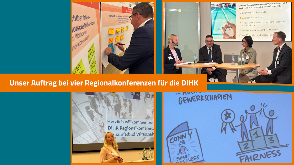 Regionalkonferenzen, die die Werte der deutschen Wirtschaft sichtbar machen!   