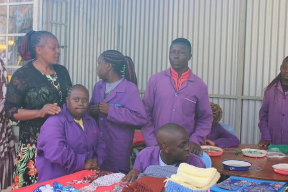 Jugendliche in den Maria MagdalenaSheltered Workshops