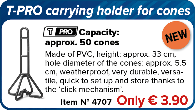 NEW! T-PRO carrying holder for cones