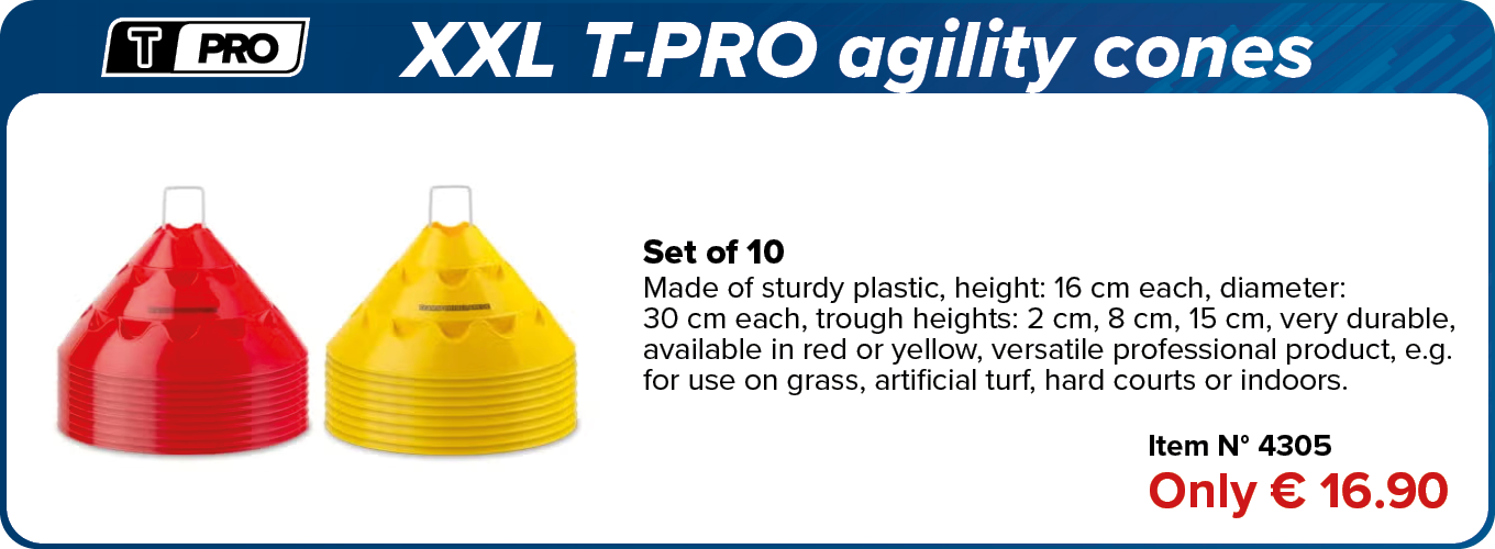 XXL T-PRO agility cones