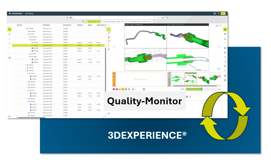 VT-DMU identifiziert geometrische Probleme nun eigenständig, inklusive eigener Visualisierung und präziserer KI-Bewertung 