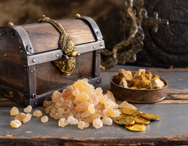 Weihrauch, Myrrhe & Gold
