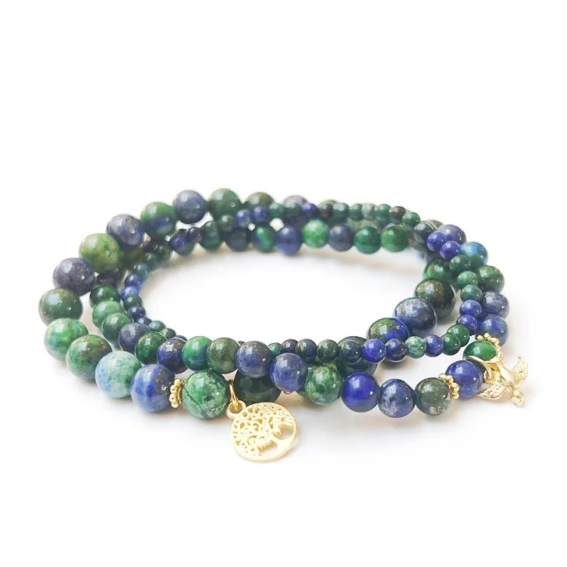 Azurit-Malachit Armband